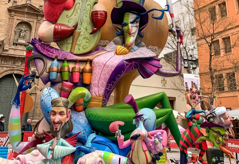 las fallas spain