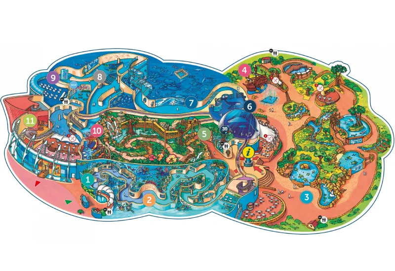 palma aquarium map