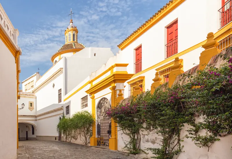 barrio santa cruz of Seville